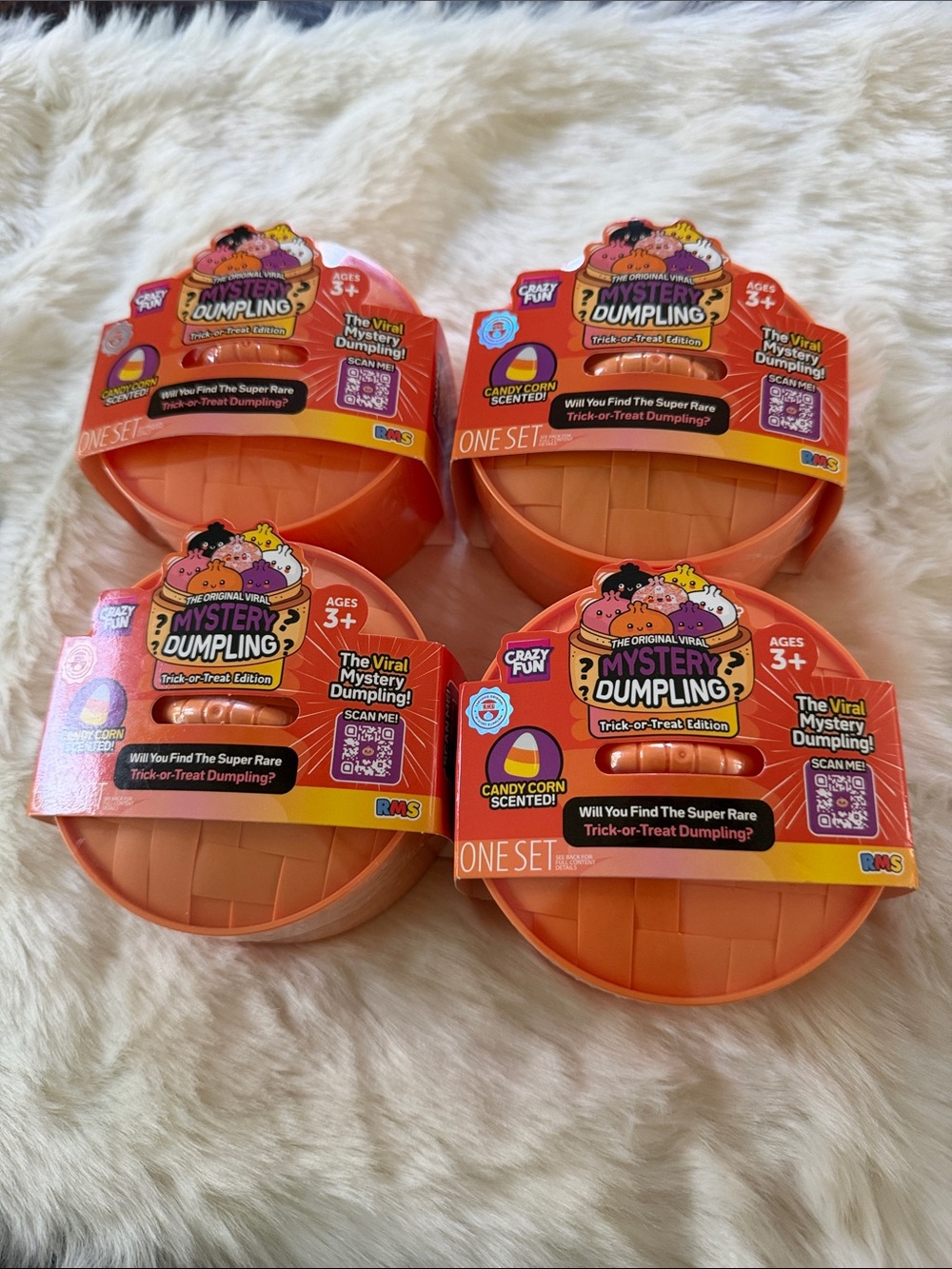 RMS Candy Corn Scented Dumpling - set of 4